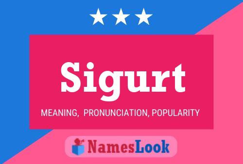 Sigurt Name Poster