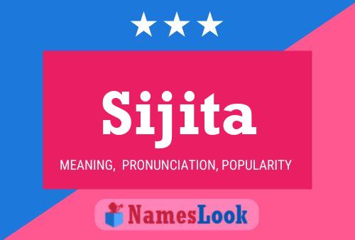 Sijita Name Poster