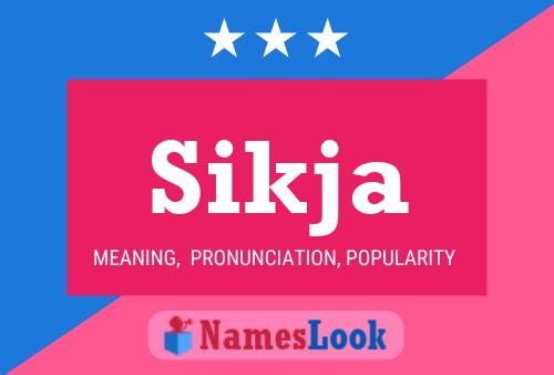 Sikja Name Poster