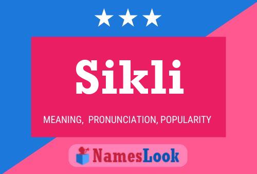 Sikli Name Poster