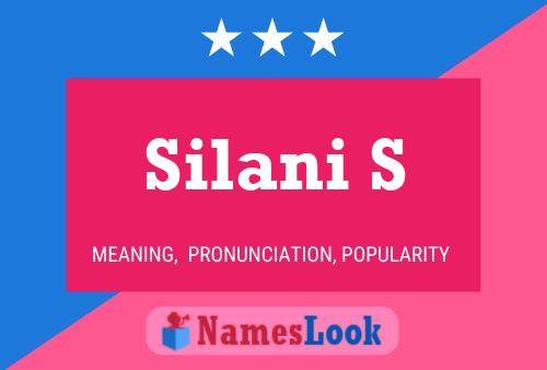 Silani S Name Poster