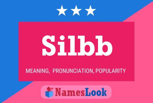 Silbb Name Poster