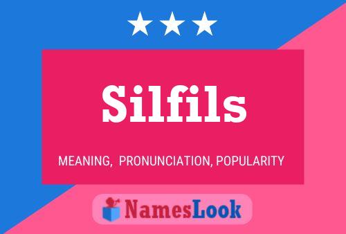 Silfils Name Poster