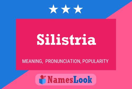 Silistria Name Poster