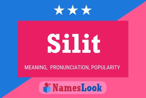 Silit Name Poster