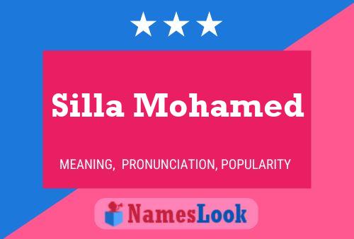 Silla Mohamed Name Poster