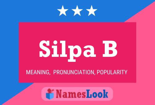 Silpa B Name Poster