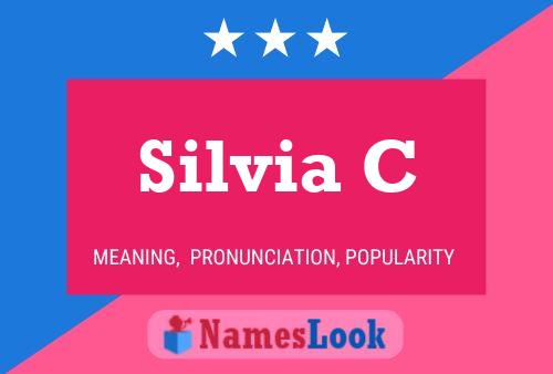 Silvia C Name Poster