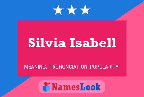 Silvia Isabell Name Poster