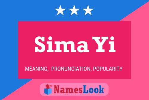 Sima Yi Name Poster