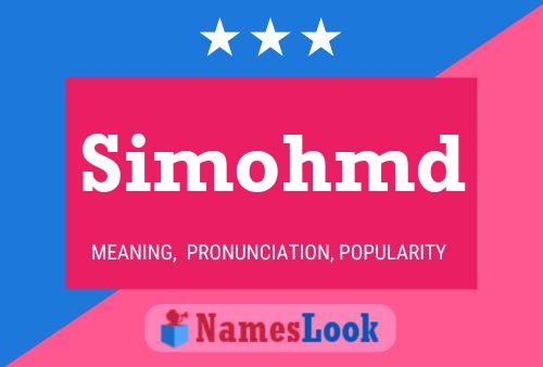 Simohmd Name Poster