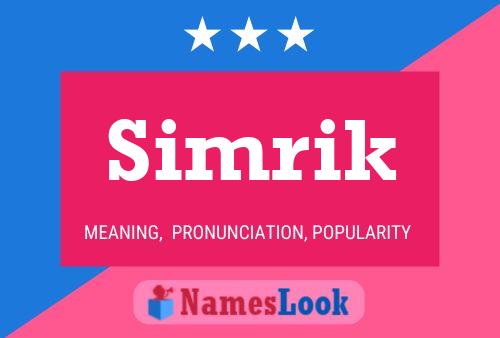 Simrik Name Poster