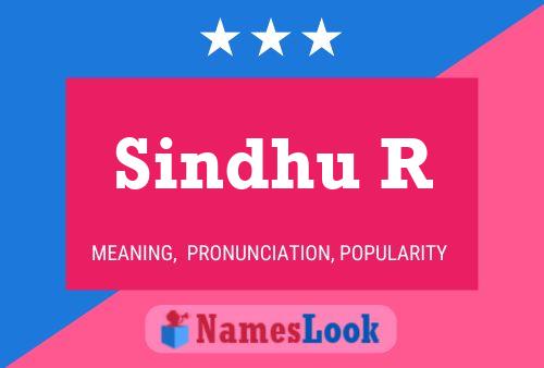 Sindhu R Name Poster