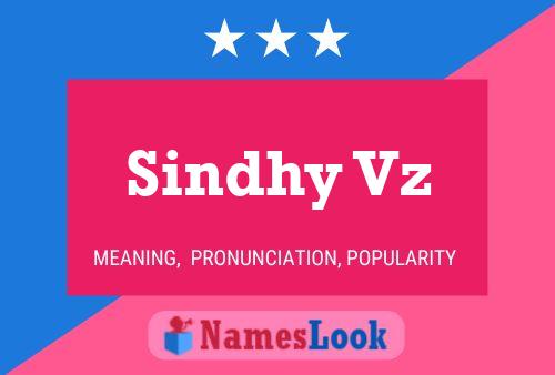 Sindhy Vz Name Poster