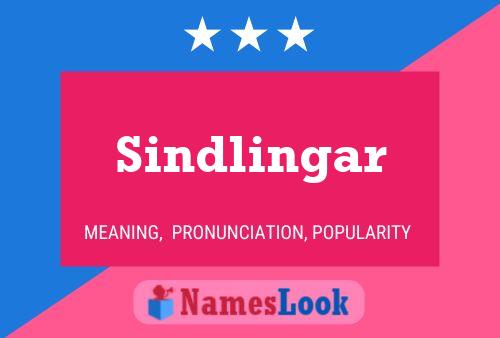 Sindlingar Name Poster