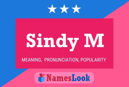 Sindy M Name Poster