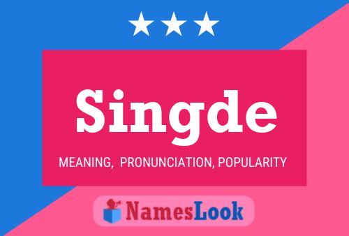 Singde Name Poster