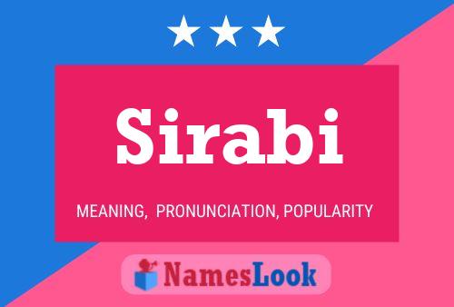 Sirabi Name Poster