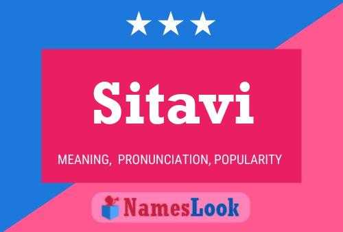 Sitavi Name Poster