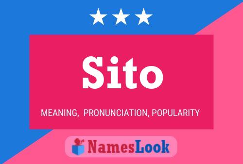 Sito Name Poster