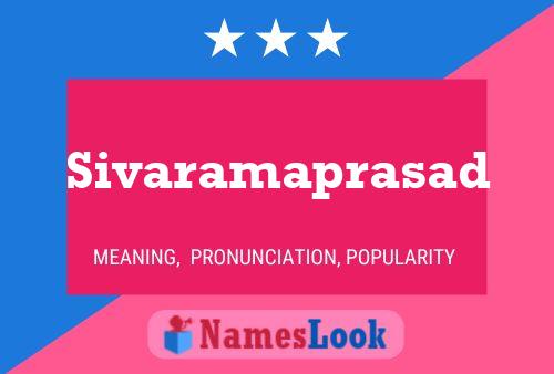 Sivaramaprasad Name Poster