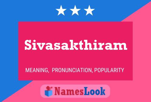 Sivasakthiram Name Poster