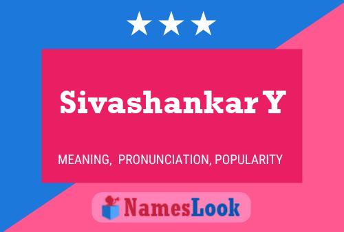 Sivashankar Y Name Poster