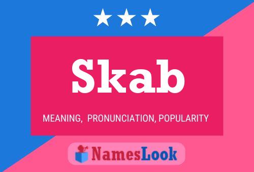 Skab Name Poster