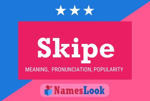 Skipe Name Poster