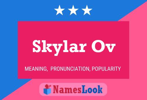 Skylar Ov Name Poster