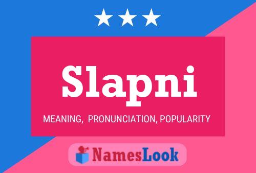 Slapni Name Poster