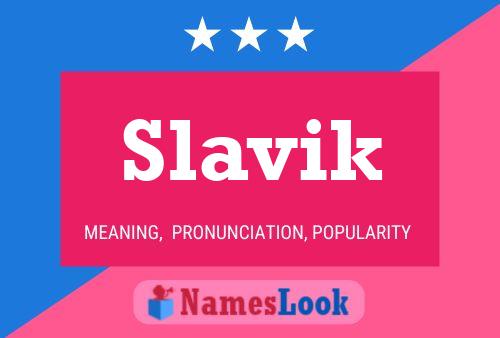 Slavik Name Poster