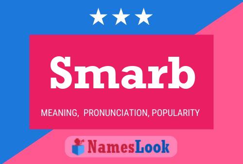 Smarb Name Poster