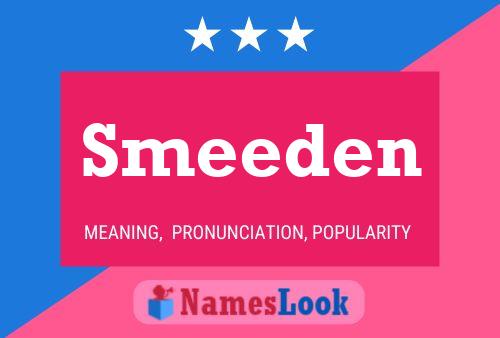 Smeeden Name Poster