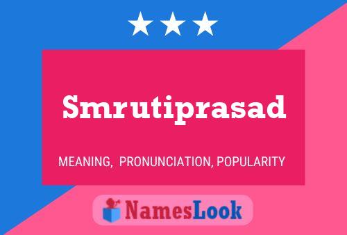 Smrutiprasad Name Poster