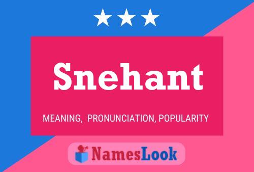 Snehant Name Poster