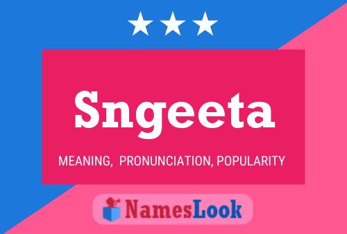 Sngeeta Name Poster