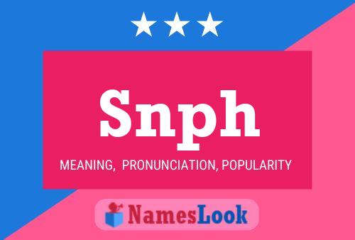 Snph Name Poster