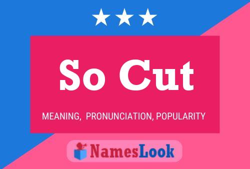 So Cut Name Poster