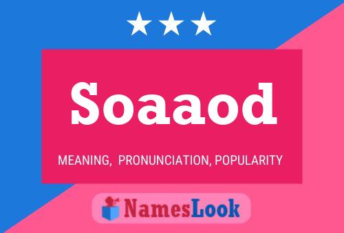 Soaaod Name Poster