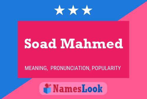 Soad Mahmed Name Poster