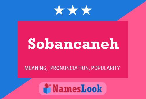 Sobancaneh Name Poster