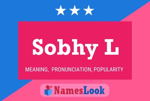 Sobhy L Name Poster