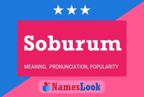 Soburum Name Poster