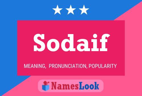 Sodaif Name Poster