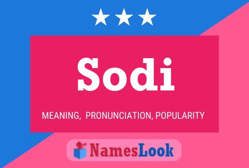 Sodi Name Poster