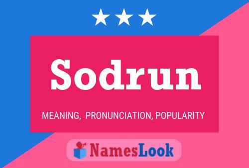 Sodrun Name Poster