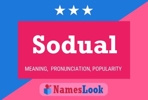 Sodual Name Poster