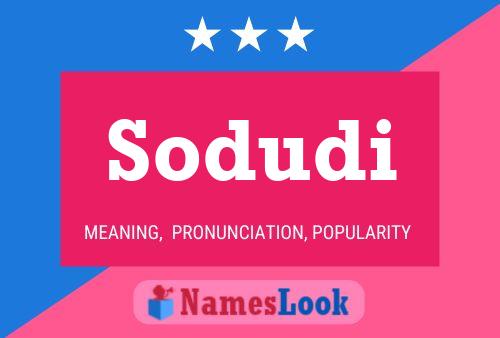 Sodudi Name Poster