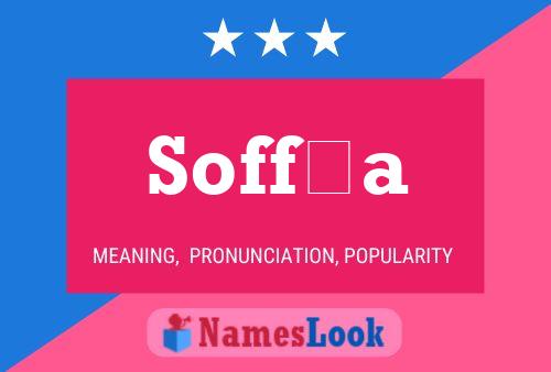 Soffía Name Poster